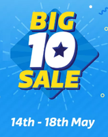(Last Day) Flipkart Big 10 Sale: 10% Instant Discount with HDFC Bank Credit Cards | 14-18 May