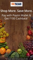 Get 10% Cashback at Grocery Stores when you use Paytm Wallet