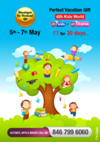 Videocon d2h Khushiyon Ka Weekend Offer-D2h Kids World