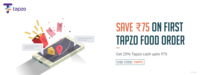 Get 25% upto ₹75 on your first food order on Tapzo using FreeCharge