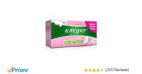 Whisper Ultra Soft Sanitary Pads - 30 Count (Large)
