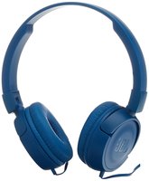 JBL T450 On-Ear Headphones with Mic (Blue) 