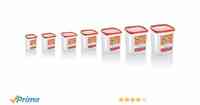Nayasa Easy Plastic Container Set, 7-Pieces, Red For Rs.364