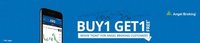 Buy 1 and Get 1 Offer on Movie Ticket for Angel Broking Users