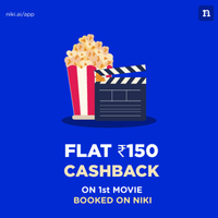150 cashback on first movie booking 