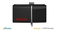 SanDisk Ultra Dual USB Drive 3.0, SDDD2 32GB, USB3.0, Black,