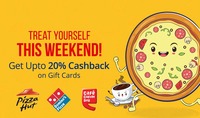 Paytm - Gift cards Upto 30% Cashback