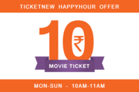 Buy 2 Movie Tickets between 7-8 AM & Get 1 Ticket at just Rs 10