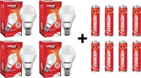 Eveready 9 W B22 LED Bulb (White, Pack of 4)