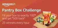 Amazon Pantry Box Challenge Fill Your Box 100% And Get 500 RS Back