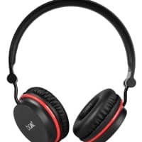 boAt Unisex Black & Red Rocker 400 Wireless Headphones with Mic