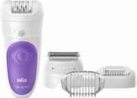 Braun Silk-epil Series 5 5541 Epilator for Women  (White, Purple)