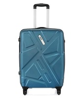 Safari Traffik-Anti Scratch Teal 4 Wheel Hard Luggage-Size Medium (Between 61 Cm-69Cm)