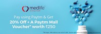 Pay With Paytm at Medlife and get 20% OFF & free Paytm Mall Voucher