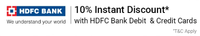 10% discount using HDFC Cards during Flipkart Fashion Days | 10-18 June