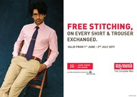 Exchange/Donate your old clothes and get free stitching @ Raymonds