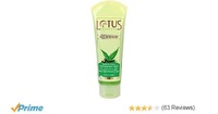 Lotus Herbals Neemwash Neem and Clove Purifying Face Wash with Active Neem Slices, 120g 