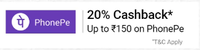 PhonePe- 20% Cashback on Flipkart