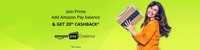 Join Amazon Prime and Get 20% Cashback on Topup of Rs. 500 or more