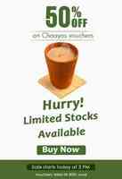 Crownit - 50% off on Chaayos Vouchers | Starts 3 pm