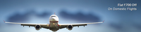 Rs.700 off on Domestic Flights (Min. Rs.4500) (4 pm - 6 pm)