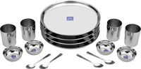 Bhalaria Pack of 16 Dinner Set (Stainless Steel)