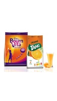 Cadbury value pack combo of bournvita 500G pouch + tang orange 500G