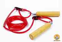 SKIPPING ROPE Gb Product WOODEN HANDLE
