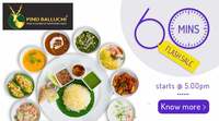 (Live at 5 pm Today) 60 minutes Flash sale : 50% Off on all orders upto Rs.200 on food, drinks, pizza, outing, spa, saloon and lot more