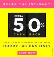 Abof : Upto 60% Off + Extra 50% Cashback