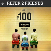 Crownit App : Get Rs.100 Amazon Gift Voucher By Referring 2 Friend