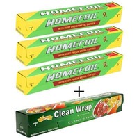 Homefoil & Clean Wrap flat 35% cash back + free shipping + upto 25% already off