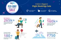 Paytm Fly-Day Anniversary Sale Min 555-1212 off code by spinning wheel