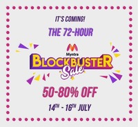(LIVE) Myntra Blockbuster Sale 14 to 16 July