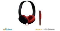 [SoundMagic]  P10S Black Red Headphone with Mic 