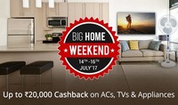 Paytm Big Home Festival Upto Rs 20000 Cashback on Appliances & More