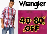 WRANGLER Shirts at FLAT 50% - 80% OFF + Extra Rs. 500 OFF + Free Shipping