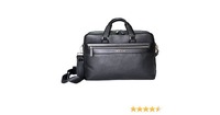 Loot- cross Men's Genuine Leather Laptop / Office / Weekender Bag (Oak Brown)