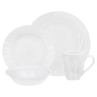 Corelle Boutique Swept Dinner Set, 16-Pieces amazon