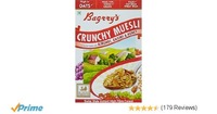 Bagrry's Crunchy Muesli, Almonds,Raisen and Honey, 200 g