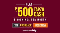 TapZo : Get Flat 500Rs Cashback On Domestic Flight Bookings (All Users)