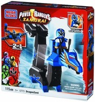 Mega Bloks Power Rangers Blue Zord  (Multicolor)