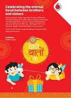 Vodafone- Visit Store and Get free Rakhi+More Surpise Gifts