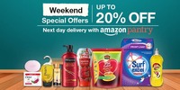 amaozn pantry weekend offer get upto 300 off