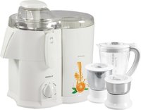 Havelles Endura GHFJMAHW050 500-Watt Juicer Mixer Grinder with 3 Jars