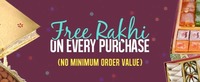 Free Rakhi On Every Purchase (No Min Purchase) -Haldiram