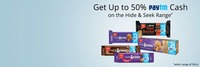 Upto 50% paytm cash on the Hide & Seek Range 