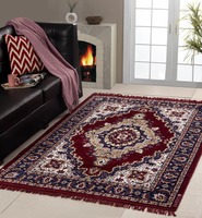 [May Be A STEAL] MY HOUSE Maroon Acrylic Carpet  (150 cm X 210 cm) [Check Pc] Other Sites 1500+