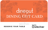 Woohoo - 20% OFF on Dineout E-Gift cards