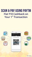 Flat ₹10 Cashback PayTm Scan & Pay Offer